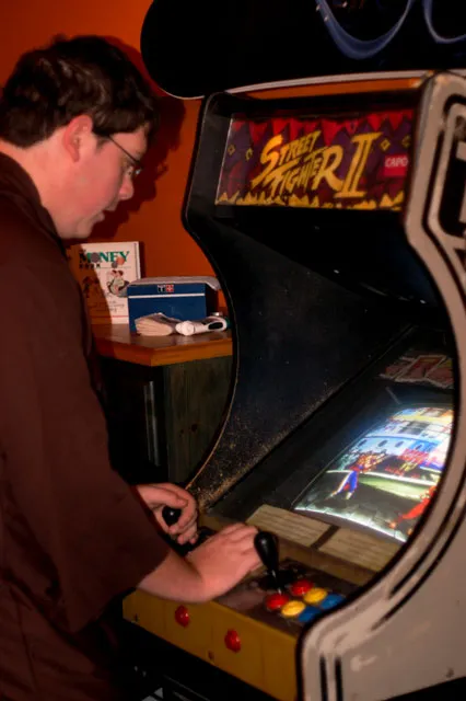 Recreativa Street Fighter II en una fotografía de Jonathan Sloan, 2006.