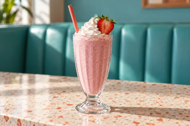 Batido de fresa