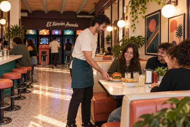 Servicio en la mesa